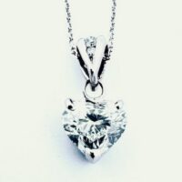 14K DIAMOND HEART PENDANT<br>$9,500.00