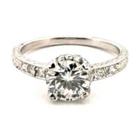 PLATINUM DIAMOND RING<br>$4,000