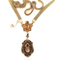 14K VICTORIAN NECKLACE <br>$4,800.00