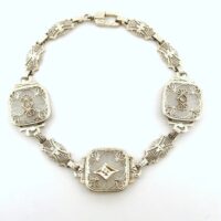 ART DECO CAMPHOR GLASS BRACELET<br>$1,500