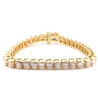 14KYG DIAMOND BRACELET <br>$14,500