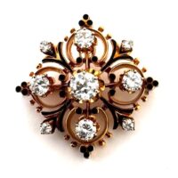 ANTIQUE DIAMOND PIN/PENDANT<br>$4,600