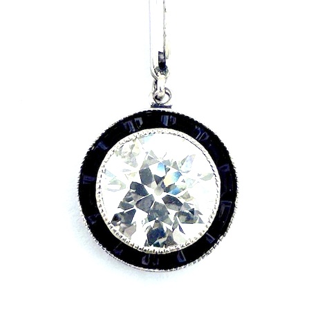 MINE DIAMOND & ONYX PENDANT<br>$9,800 - Image 2